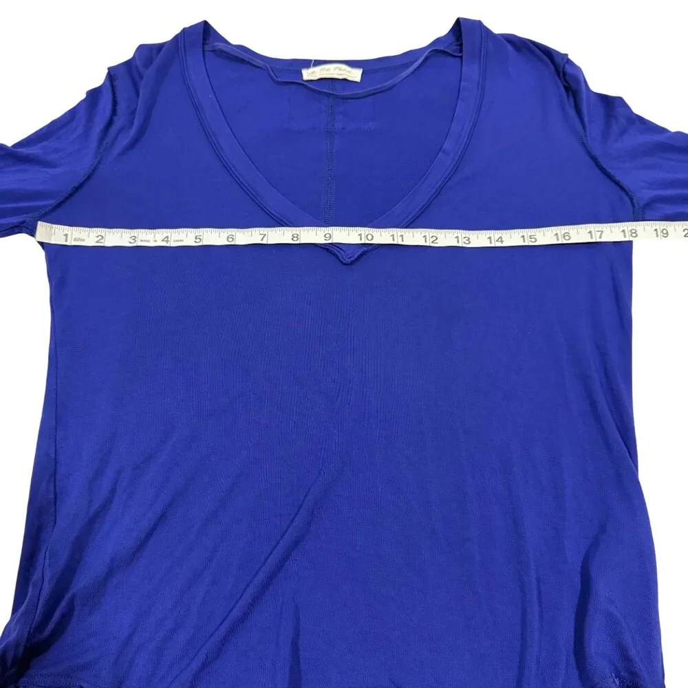 Free People Moon Dance Long Sleeve Top‎ Ultra Violet Size XS